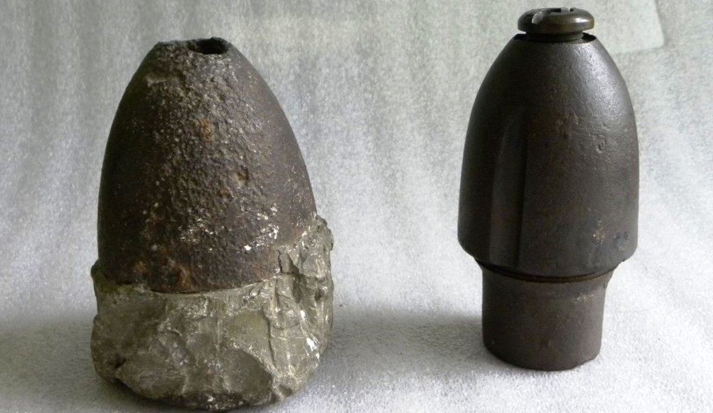 Hotchkiss exploding shells patented by Andrew Hotchkiss. - Sharon Historical Society