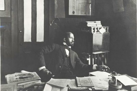 W. E. B. Dubois in the office of The Crisis