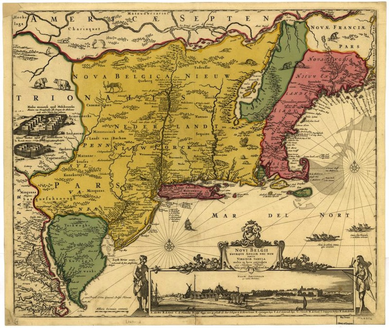 1685 Dutch Map
