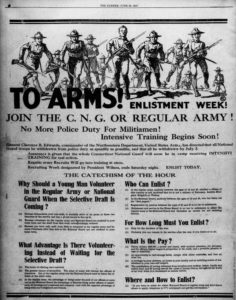 World War I enlistment advertisement