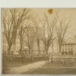 Civil War soldiers on New Haven Green - Connecticut Historical Society