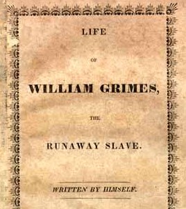 Life of William Grimes cover